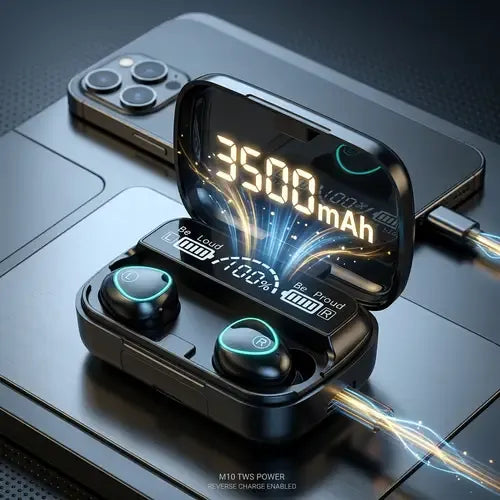 M10 TWS Wireless Bluetooth Earbuds – V5.3