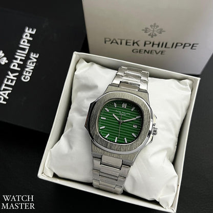 Patek Philippe Green Dial Luxury Watch – 1st Copy | Water Resistant