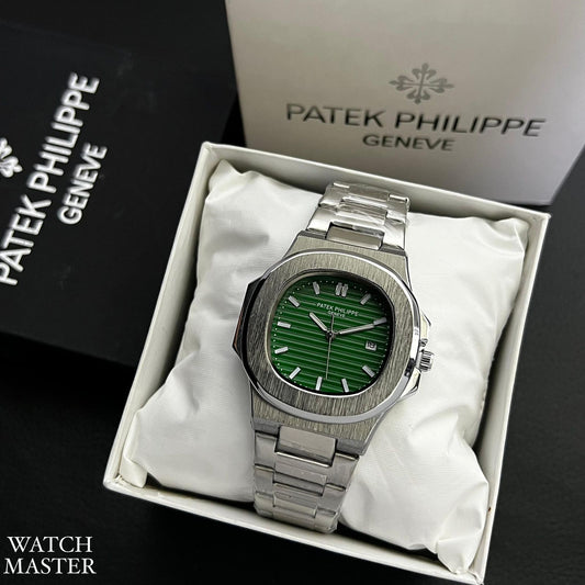 Patek Philippe Green Dial Luxury Watch – 1st Copy | Water Resistant